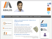 Tablet Screenshot of pabloabalos.com